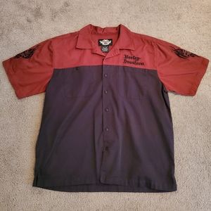 Harley-Davidson button up shirt